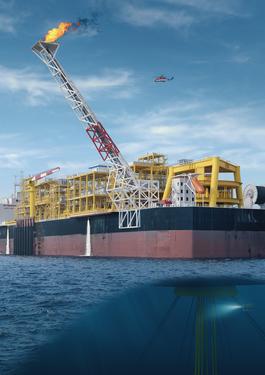 FPSO in operation 
