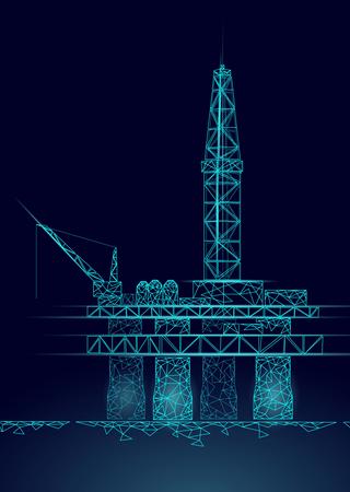 digital view of an offshore rig