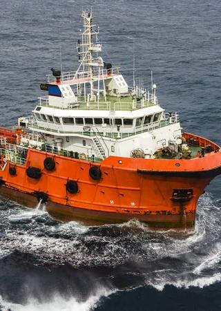 OSV operating at Sea