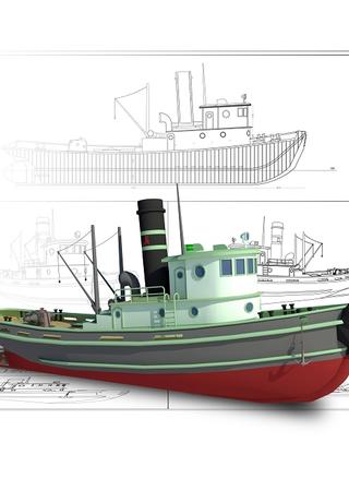 Naval architecture drawings